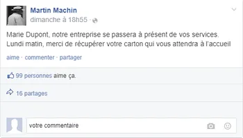 Peut-on apprendre son licenciement sur les réseaux sociaux ?